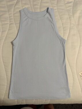 Target Light Blue Ribbed Tank Top